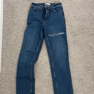 Abercrombie & Fitch Dark Blue Straight Leg Jeans